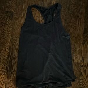 Lululemon black tank top. Back tag ripped off but good condition. Size S